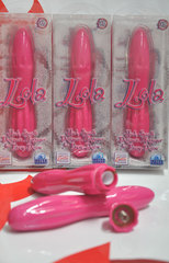 Розовый водонепроницаемый вибратор Lola Vibe