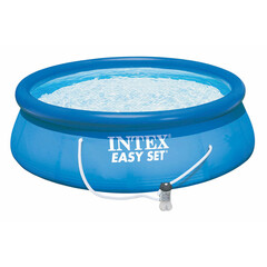 Бас Бассейн с надувным бортом 366х76см Intex Easy Set 5621л фильтр-насос 2006л/ч