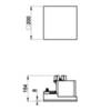Gessi Binario 61109#238 Модуль 200х200 мм., декоративная панель, установка Easy-Fix, цвет Mirror Steel