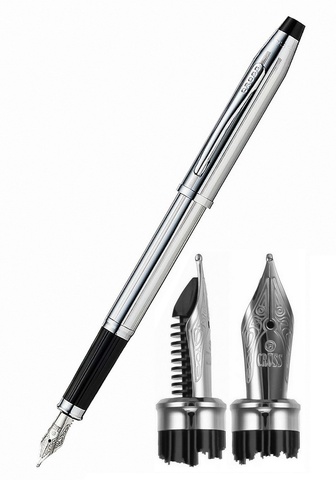 Ручка перьевая Cross Century II, Chrome CT, F (3509-FS)