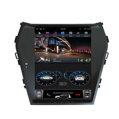 Магнитола для Hyundai Santa Fe (2013-2018) Android 9.0 4/64GB  IPS DSP стиль Tesla  модель ZF-1157-DSP