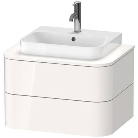 Duravit Happy D.2 Plus HP496002222 Тумба подвесная 408x650x480мм 2 ящика, цвет: белый глянцевый