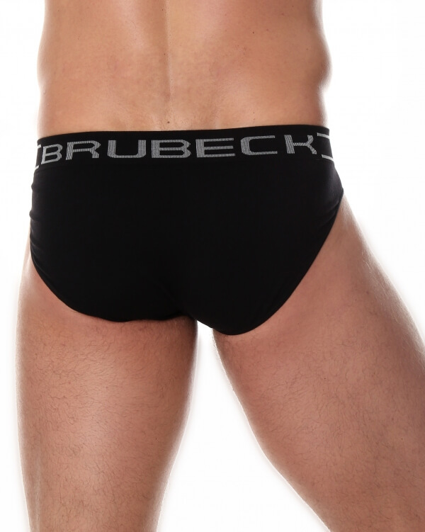 Мужские трусы слипы Brubeck Comfort Cotton черные - 2