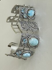 Канары (браслет из серебра)
