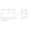 BelBagno Albano ALBANO-1200-2C-PIA-BL Тумба под раковину напольная, 120x45.5, цвет: белый