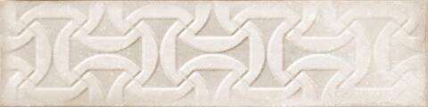 Cifre Drop Relieve Ivory Brillo 7.5x30