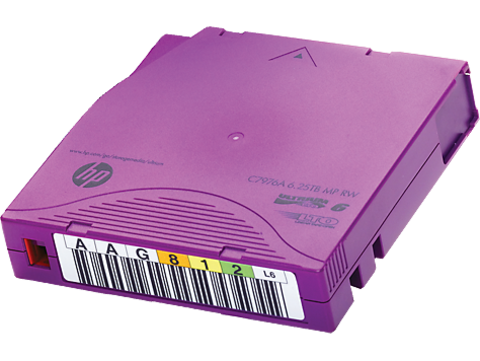 Картридж HPE Ultrium LTO6 6.25TB (C7976AN)