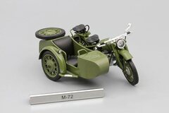Motorcycle M-72 IMZ Ural sidecar 1955 khaki 1:24 DeAgostini Moto Legends USSR #1