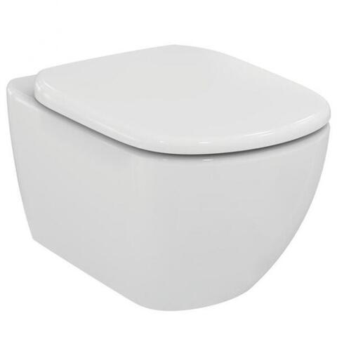 Унитаз подвесной безободковый Ideal Standard Tesi Aquablade T007901+сиденье T352701