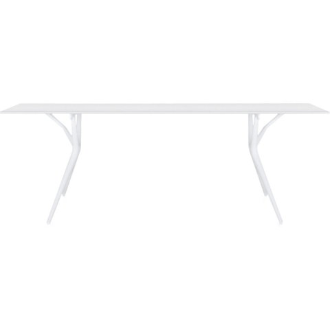 Фото: Письменный стол Spoon Table  белый верх, белое основание - основной вид