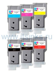 Комплект из 6 картриджей PFI-206