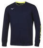 Mizuno Sweat Crew мужская толстовка синяя - 1