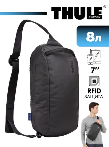 Картинка рюкзак однолямочный Thule Tact Sling 8L  - 1