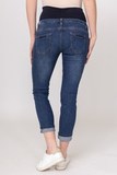 Джинсы для беременных (SLIM) 03971 синий