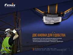 Фонарь налобный Fenix HP25R V2.0 1600lm аккумуляторный