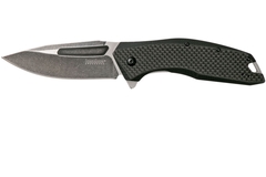 Фото Полуавтоматический складной нож Kershaw Flourish, сталь 8Cr13MoV, рукоять G10/карбон, черный