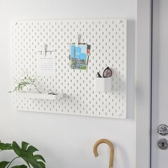 Перфорированная доска IKEA SKADIS (СКОДИС), Белый, 76х56 см