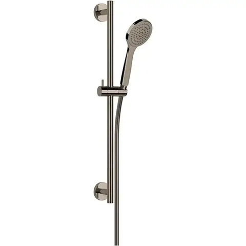 Gessi Emporio shower 47304#149 Штанга в комплекте с душевой лейкой легкой очистки, шланг 1,50 м, цвет: Finox Brushed Nickel