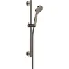 Gessi Emporio shower 47304#149 Штанга в комплекте с душевой лейкой легкой очистки, шланг 1,50 м, цвет: Finox Brushed Nickel