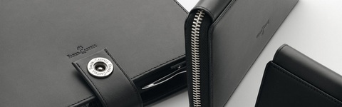 Кошелёк женский Faber-Castell на молнии, Classic Leather Collection, Black (188856)