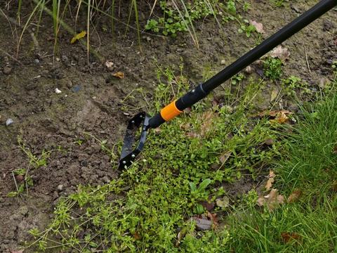 Черенок универсальный Fiskars QuikFit, размер: L, чёрный графитовый (1000661)