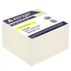 
          Блок бумажный для записей Alingar "Премиум", 9*9*4,5 см, белый, непроклееный