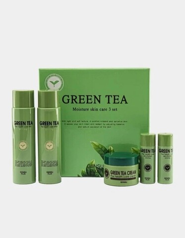 [GIINSU] НАБОР для лица уходовый с зеленым чаем Skin Care 3 Set Green Tea