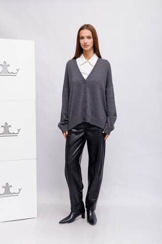 UNQ Кардиган удлиненный с шерстью и кашемиром