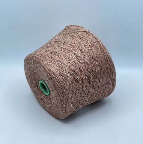 Filcom, Tibet tweed 2/11 550м. 50%Як, 50%Шелк, Песочный,твидовый(121), 42076