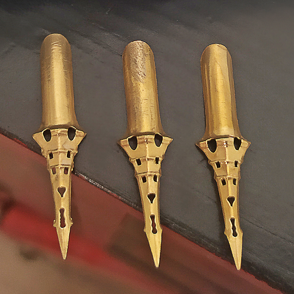 Перо остроконечное для макательной ручки Penna Littoria №378 EF. Винтаж. 1 шт.