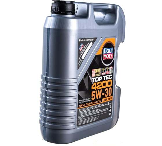 Моторное масло Liqui Moly Top Tec 4200 5W30 hc-синтетическое 5л
