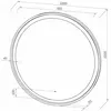 Art&Max AM-NAP-1000-DS-F-WHITE Зеркало с подсветкой