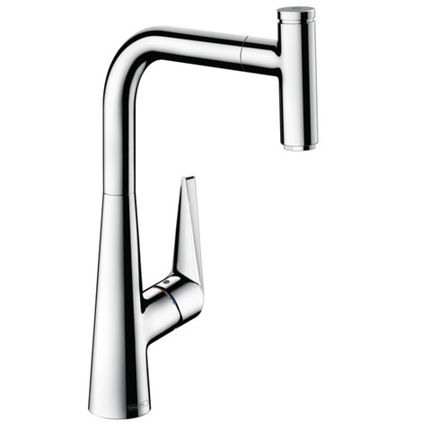 Hansgrohe 73853000 Смеситель для кухни с выдвижным изливом и лейкой
