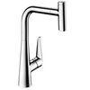 Hansgrohe 73853000 Смеситель для кухни с выдвижным изливом и лейкой