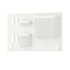 Перфорированная доска IKEA SKADIS (СКОДИС), Белый, 56x37 см