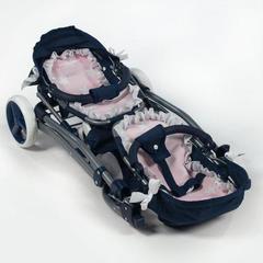 La Nina Трехколесная коляска для двух кукол серия Карлота, 81 см.  (60421)