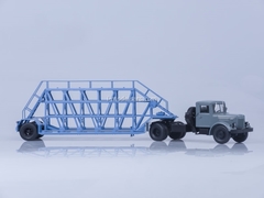 MAZ-200V with semitrailer NAMI-790 gray-blue AutoHistory 1:43