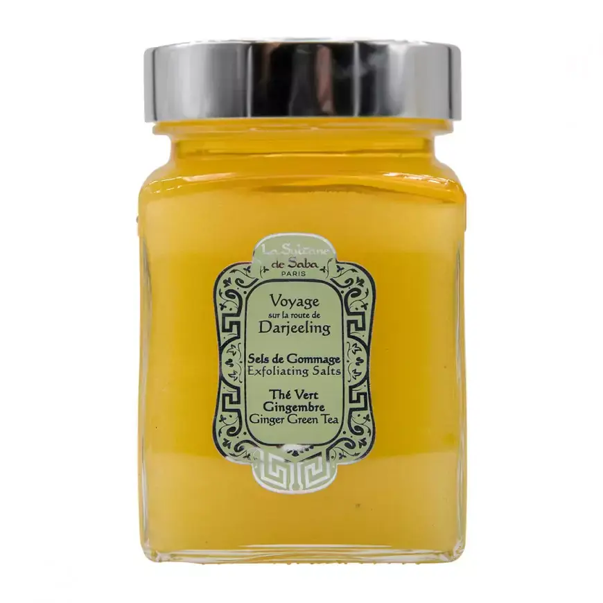 Гоммаж солевой Зеленый чай Имбирь Exfoliating Salt Ginger Green Tea, 300 гр