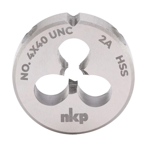 Плашка №4 -40-UNC DINEN22568 HSS 2A 60° 20x5мм NKP 245004N