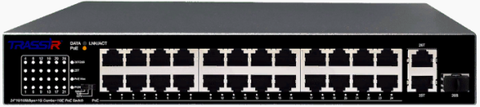 Коммутатор неуправляемый TRASSIR TR-NS1126-225-24PoE