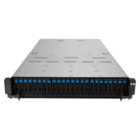 Серверная платформа 2U ASUS RS720A-E12-RS24U/10G/2.6kW/24NVMe/GPU