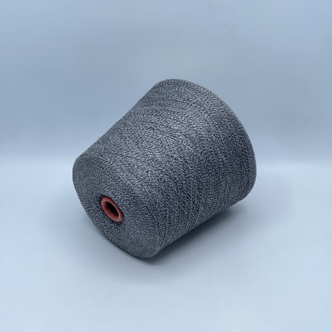 Zegna Baruffa, Cashwool, 2/48 2400м, 100%меринос,Серо-белое мулине(470/19/7), 42009