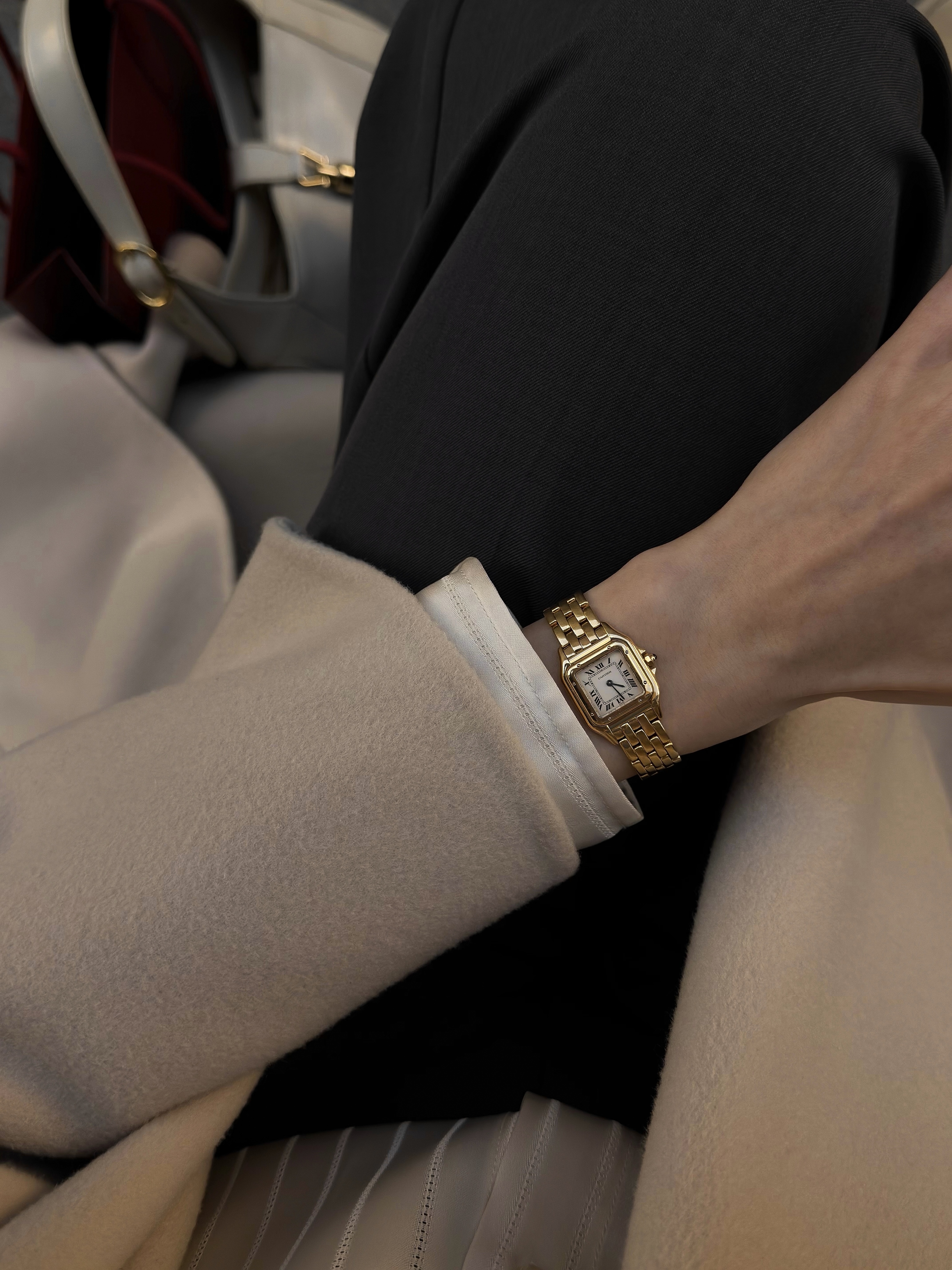Редкие винтажные часики Cartier Panthere — фото 2