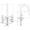 Ideal Standard Ceraline BC196AA Смеситель
