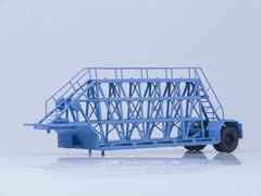 MAZ-200V with semitrailer NAMI-790 gray-blue AutoHistory 1:43