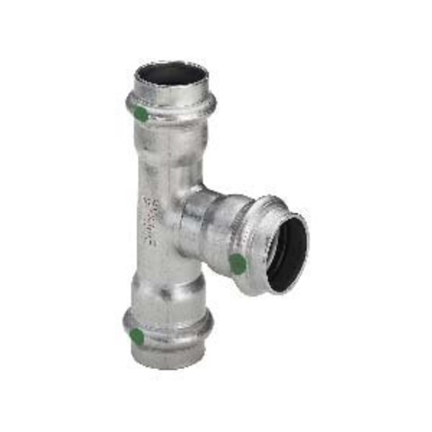 Тройник переходной Sanpress Inox 28х22х22, нержавеющая сталь, Viega