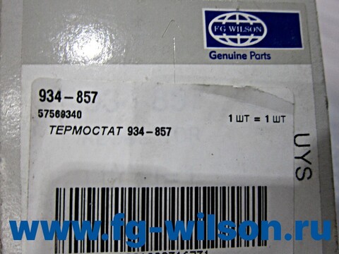 Термостат / THERMOSTAT АРТ: 934-857