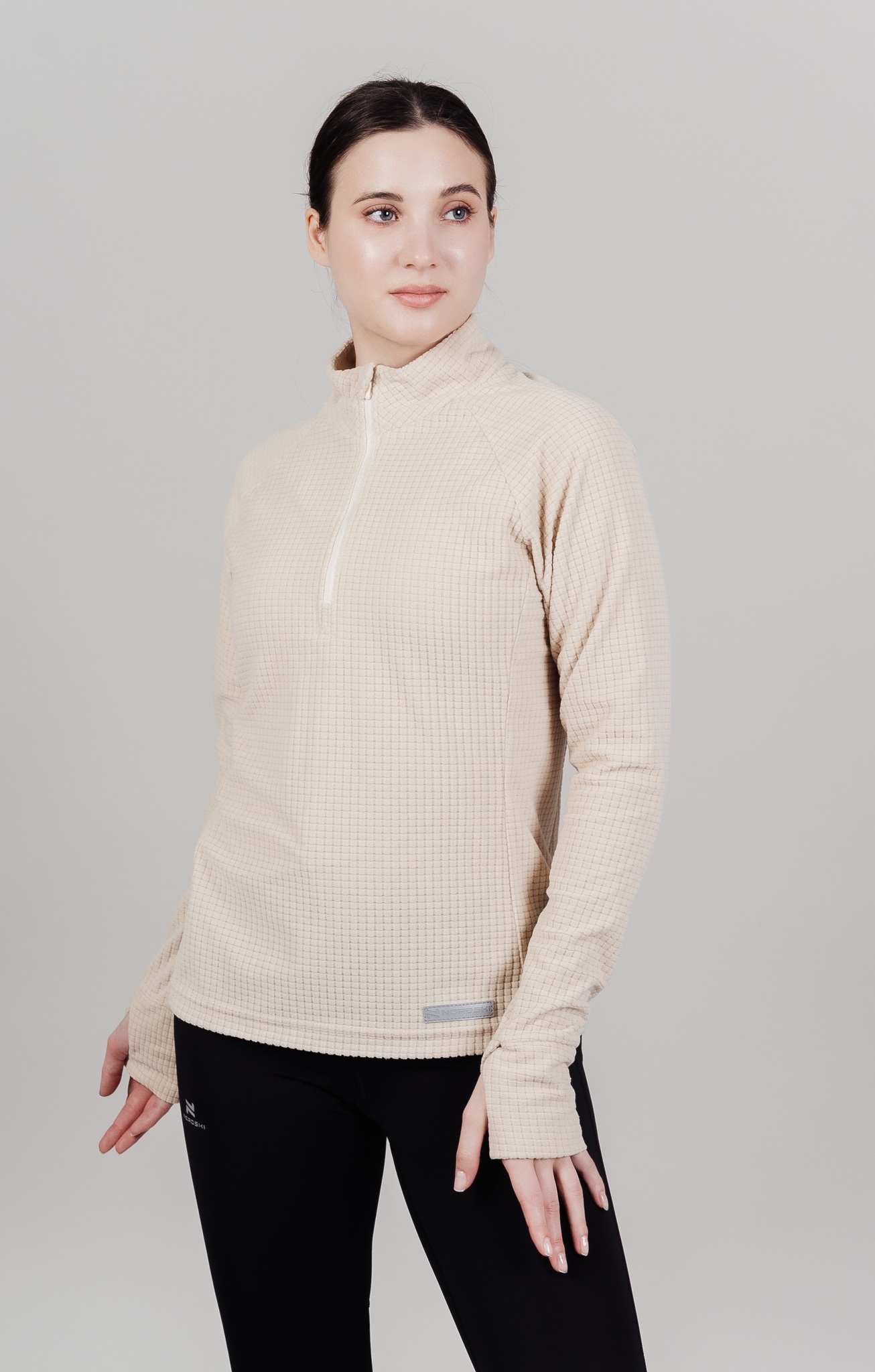 Женский спортивный лонгслив Nordski Pro Energy beige