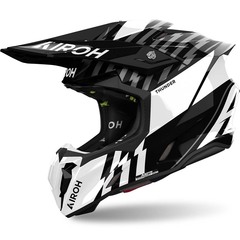 Кроссовый шлем Airoh Twist 3 Thunder black/white gloss XL (61-62)