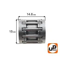 Подшипник игольчатый UNITED PARTS 12x15x14.4 для Husqvarna 365 5032556-01 (90-1160)